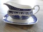 Blauw Engels servies - jus/sauskom €4,50., Ophalen of Verzenden