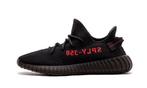 Yeezy Boost 350 V2 C Black/Black/Red Size 9,5 (US), Ophalen, Zwart, Nieuw, Sneakers of Gympen
