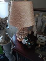 Kristallen Tafellamp met Kap, Antiek en Kunst, Ophalen of Verzenden