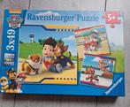 Paw Patrol Ravensburger Puzzel - 3x49 Stukjes, Ophalen of Verzenden, Meer dan 50 stukjes, Zo goed als nieuw, 4 tot 6 jaar