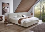 Prachtig tweepersoons design bed "VALERIE" met opbergruimte, Nieuw, Beige, 180 cm, Design