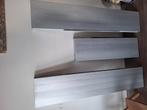 Aluminium zwevende IKEA planken (3 stuks) 120 cm en 80 cm, Ophalen, Zo goed als nieuw