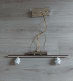 Plafondlamp / Snoerpendel Duo, Huis en Inrichting, Lampen | Hanglampen, Ophalen, Zo goed als nieuw, Metaal, Modern