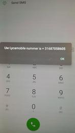 Makkelijk 06 nummer Lyca mobile prepaid simkaart 0687058605, Telecommunicatie, Gebruikt, Verzenden, Geen camera, Klassiek of Candybar