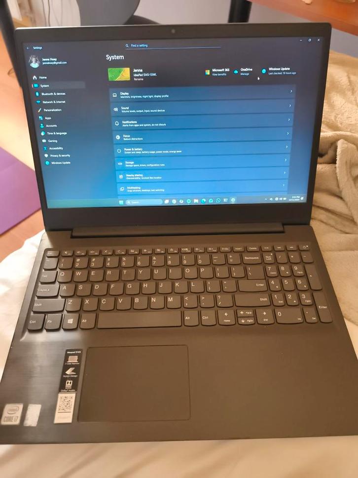 Lenovo IdeaPad S145 - i7 - Zo goed als nieuw!, Computers en Software, Windows Laptops, Zo goed als nieuw, 15 inch, HDD, SSD, 8 GB