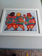 De dikke dames schilderij, Antiek en Kunst, Ophalen of Verzenden