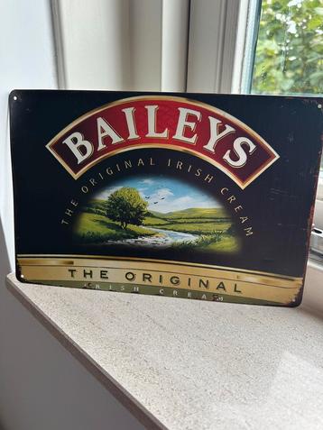 Vierkant vintage reclamebord van Baileys 20x30 beschikbaar voor biedingen