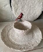 Papier mache set met vogeltje, Huis en Inrichting, Ophalen of Verzenden, Zo goed als nieuw, Rond