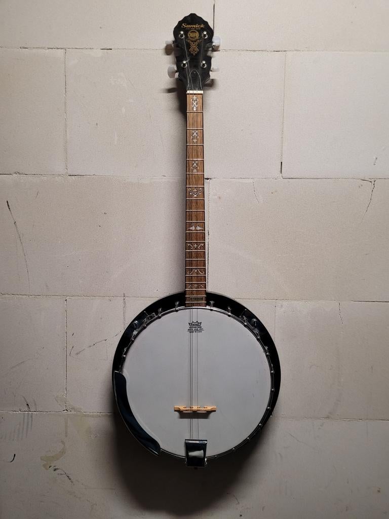 Banjo gitaar, Muziek en Instrumenten, Snaarinstrumenten | Banjo's, Ophalen of Verzenden, Gebruikt