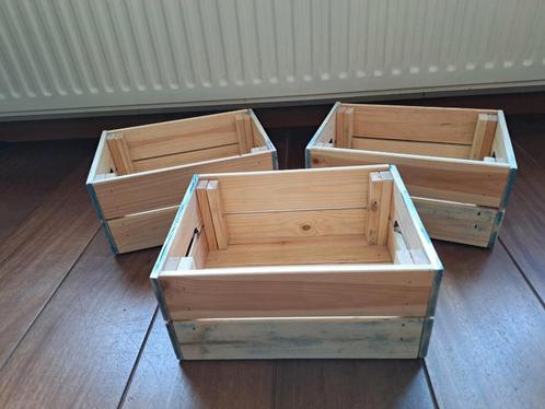 3x Ikea Knagglig houten kisten 23x31x15 cm, Huis en Inrichting, Woonaccessoires | Kisten, Gebruikt, Minder dan 50 cm, Minder dan 50 cm