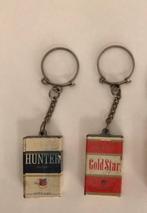 Sleutelhanger pakje sigaretten, hunter, gold star, Ophalen of Verzenden, Zo goed als nieuw