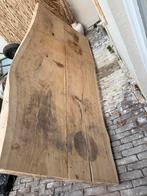 Organisch Eiken Tafelblad, Huis en Inrichting, Tafelonderdelen, Gebruikt, Eikenhout, 200 cm of meer, Tafelblad
