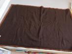 Bruine wollen deken Kinderdeken baby ledikant wieg 148-97cm, Kinderen en Baby's, Ophalen of Verzenden, Zo goed als nieuw, 100 cm of meer