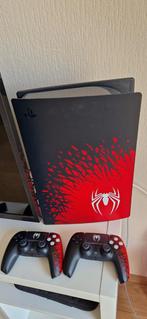SPIDERMAN 2 Edition Playstation 5 console + 2 controllers, Playstation 5, Zo goed als nieuw, Ophalen