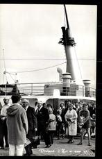 Vlieland, Veerboot met veel volk, 't zit er weer op, 1964, Verzenden, 1960 tot 1980, Gelopen, Waddeneilanden