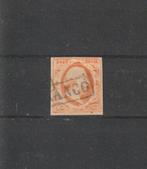 Nederland 1852, NVPH 3, Gestempeld., Postzegels en Munten, Verzenden, T/m 1940, Gestempeld