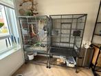 Vogelkooien papegaaienkooien, Dieren en Toebehoren, Vogels | Hokken en Kooien, Ophalen, Zo goed als nieuw, Metaal, Vogelkooi