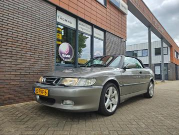 Saab 9-3 Cabrio Aero Youngtimer 2001 Grijs beschikbaar voor biedingen