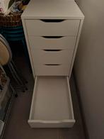 IKEA Ladeblok op wieltjes met inzetten, Ophalen, Zo goed als nieuw, Met lade(s), 25 tot 50 cm