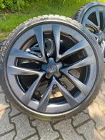 21” Originele Tesla Model S Arachnid Velgen + Winterbanden, Auto-onderdelen, Banden en Velgen, 245 mm, Banden en Velgen, 21 inch