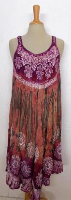 Ibiza/hippie/fleurige jurk met borduursels! XL/free size, Kleding | Dames, Jurken, Overige kleuren, Maat 46/48 (XL) of groter