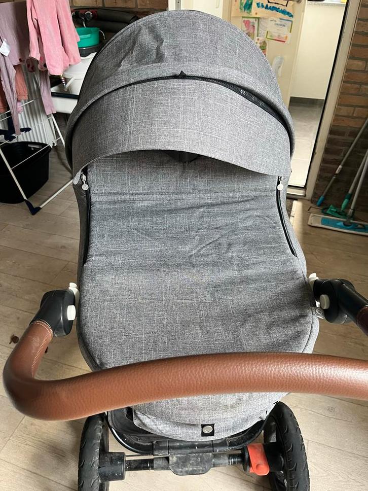 Stokke Kinderwagen met ligbak en zitje, Kinderen en Baby's, Kinderwagens en Combinaties, Gebruikt, Combiwagen, Met reiswieg, Ophalen of Verzenden