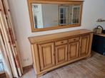 Houten Dressoir met Spiegel, Ophalen, 150 tot 200 cm, Landelijk, 25 tot 50 cm