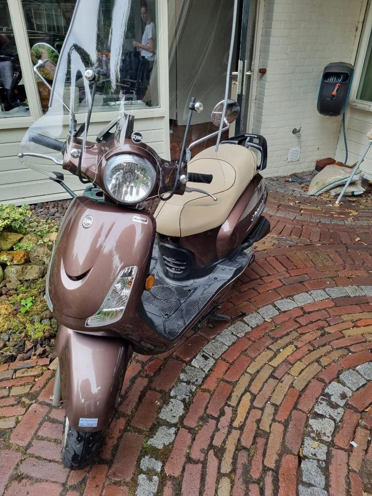 scooter, Fietsen en Brommers, Snorfietsen en Snorscooters, Gebruikt, SYM, Benzine, Ophalen