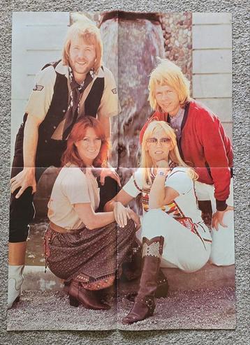 ABBA poster, dubbelzijdig beschikbaar voor biedingen