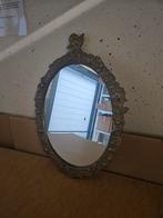 Vintage Spiegel met koper omlijsting, in zeer goede staat, Minder dan 50 cm, Gebruikt, Onbekend, Ophalen of Verzenden
