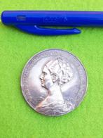 Grote Penning - Zilver - Koningin Wilhelmina -1923, Ophalen of Verzenden, Zilver, Nederland