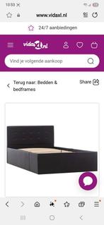1 persoons bed, Ophalen, Eenpersoons, Zwart, Zo goed als nieuw