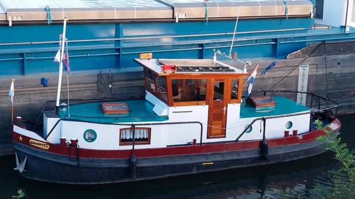 Sleepboot te koop, Watersport en Boten, Motorboten en Motorjachten, Gebruikt, Staal, 9 tot 12 meter, Diesel, Binnenboordmotor