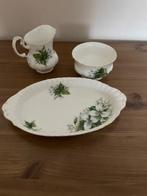 schaaltje van Royal Albert Trillium met suiker en melkkan, Verzamelen, Porselein, Kristal en Bestek, Ophalen, Gebruikt, Porselein