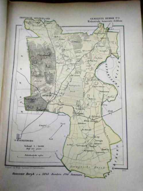 029 /Bergh no2 /Zeddam/Wijnbergen/ Klein Azewijn Kuyper GLD, Antiek en Kunst, Kunst | Litho's en Zeefdrukken, Ophalen of Verzenden