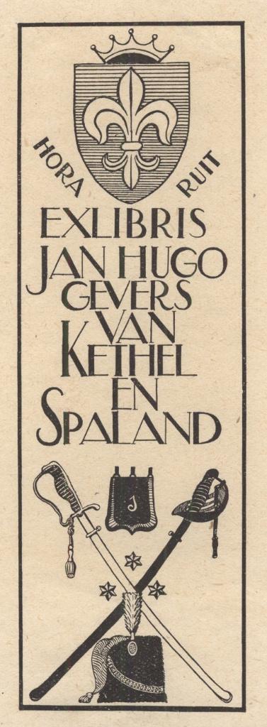 0486 Ex Libris Nederland : Jeanne Bieruma Oosting, 1939, Antiek en Kunst, Kunst | Etsen en Gravures, Verzenden