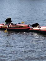 2 Intex 2-persoons opblaasbootjes + peddels, Ophalen, Zo goed als nieuw