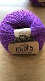 Drops Andes breiwol, Hobby en Vrije tijd, Breien en Haken, Verzenden, Zo goed als nieuw, Breien of Haken, Wol of Garen
