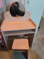 Petite Amelie Meisjes Kaptafel - Oud Roze, Ophalen, Zo goed als nieuw, Tafel(s) en Stoel(en)