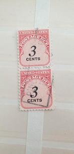 3704 usa blokje due rotary press 3 cents, Ophalen of Verzenden, Noord-Amerika