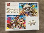 Twee in een puzzel 1000 stukjes, Ophalen of Verzenden, 500 t/m 1500 stukjes, Zo goed als nieuw, Legpuzzel