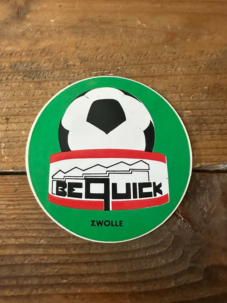 Be Quick Zwolle Sticker, Verzamelen, Sportartikelen en Voetbal, Ophalen of Verzenden, Gebruikt, Overige binnenlandse clubs, Poster, Plaatje of Sticker