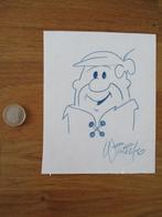 Willie Ito Flinstones Barney Rubble originele cartoon signed, Overige typen, Tv, Gebruikt, Ophalen of Verzenden