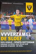 VVV Venko - Sparta 2014/2015, Verzamelen, Ophalen of Verzenden, Zo goed als nieuw, Overige binnenlandse clubs, Boek of Tijdschrift
