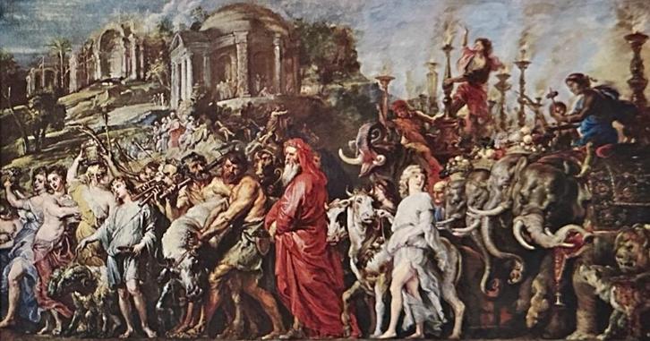 0093 PETER PAUL RUBENS ~ de triomf van Julius Ceasar, Verzamelen, Ansichtkaarten | Themakaarten, Ongelopen, 1980 tot heden, Overige thema's