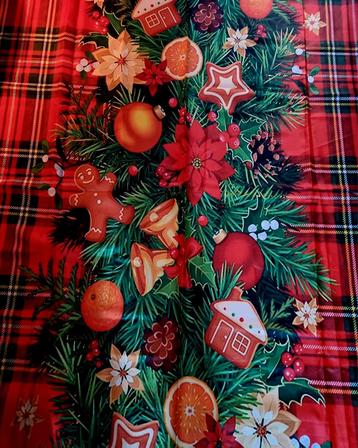 KERSTKLEED 140 BIJ 140 CM,NIEUW! beschikbaar voor biedingen