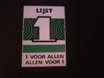 Sticker lijst 1, Verzamelen, Ophalen of Verzenden, Nieuw, Overige typen