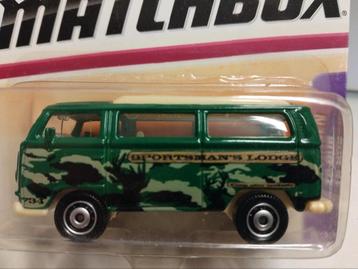 Matchbox #13 Volkswagen T2 Transporter legergroen blister 3I beschikbaar voor biedingen
