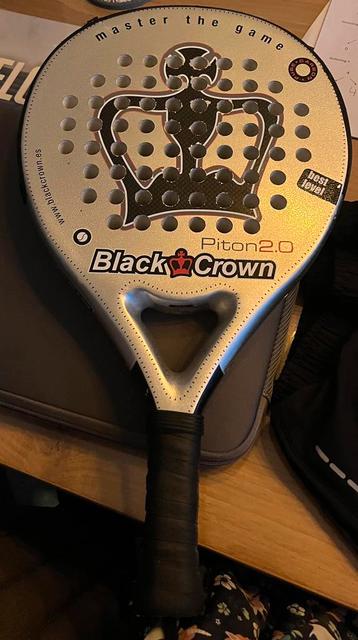 Padel racket black crown piton 2.0 beschikbaar voor biedingen