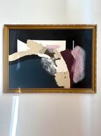 Mid century modern kunst schilderij art painting vintage art, Antiek en Kunst, Ophalen of Verzenden